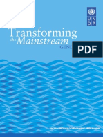 Transforming The Mainstream: Gender in UNDP
