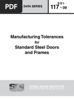 SDI - 117 - Standard Steel Doors and Frames