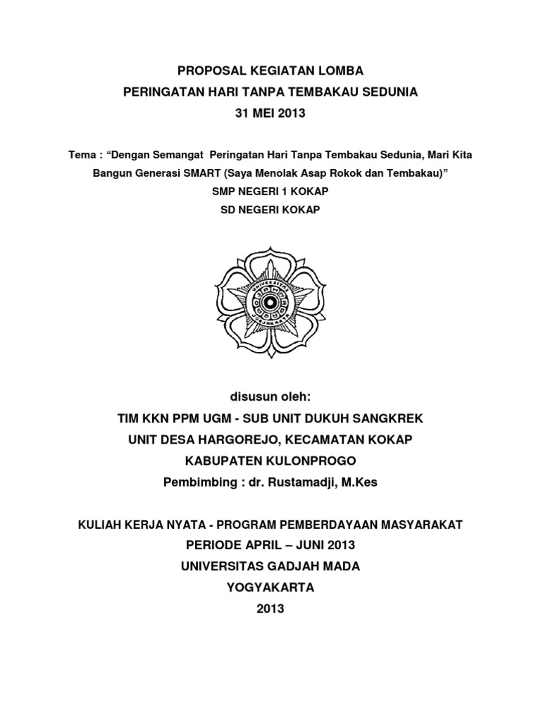 Proposal Kegiatan Lomba