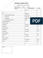 process planning sheet - drill press