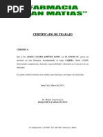 CONSTANCIA DE TRABAJO