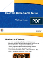 How The Bible Came To Be