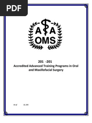 Aaoms Residency Program List