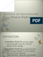 Overview on International Human Rights