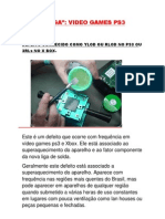 CURSO SOBRE DEFEITOS EM VÍDEO GAMES PS3 E XBOX