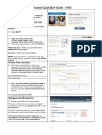 Student Quickstart Guide - Aris: 4Fc-B9-Fbb