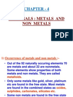 4 Metals and Non Metals