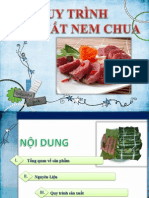 Quy Trinh San Xuat Nem Chua