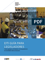 CÓMO APOYAR Y FORTALECER LA TRANSPARENCIA EN EL ÁMBITO DE LOS RECURSOS NATURALES - Guia para legisladores