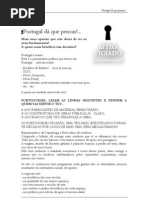 Portugal dá que pensar!...