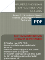 Bahan 4 Beberapa Perbandingan Sistem Administrasi Negara