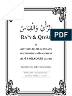 Ra'y & Qiyas