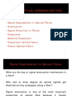 Signal Degradation in Optical Communication