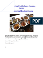 Jasa Catering Nasi Padang
