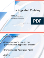 Performance Appraisal Training