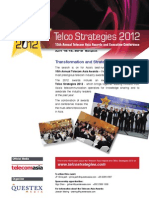 Telco Strategies 2012: Transformation and Strategies For Growth