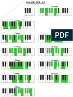 Piano Roll - Major Scales - For PRINTING