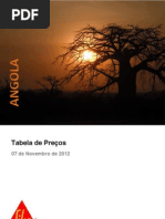 Tabela Preços Angola 20121107