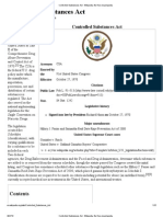 CSA Regulates Manufacture and Distribution of Controlled Substances