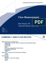 Flow Measurement: Mark Murphy, PE Technical Director, Fluor Corp