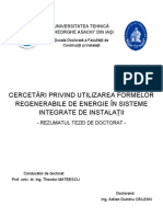 Rezumat Teza de Doctorat - Cailean Adrian Dumitru