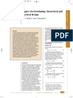 Copper Electrowinning-Theoretical and Practical Design