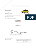 Formulas para Determinar El CG