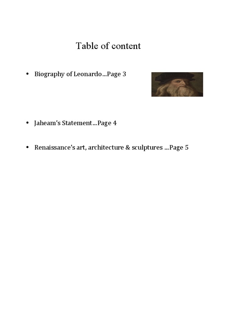 Leonardo da Vinci & Renaissance Art | PDF | Leonardo Da Vinci | Renaissance