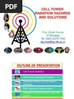 Mobile Tower and Mobile Phone Radiation Hazards - Prof Girish Kumar - June 2013