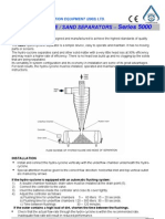 Series 5000 User Manual Hydrocyclone & Sand Separators