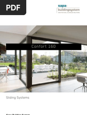 Confort 160 Super Performant Aluminium Sliding Door Sapa