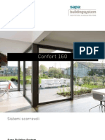Confort 160 - sistema di finestre scorrevoli ad alte prestazioni - Sapa Building System