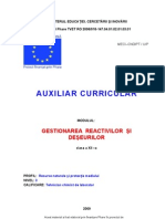 Gestionarea Reactivilor Si Deseurilor