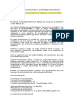 Explicación de La Condicionalidad y Del Origen Dependiente