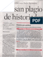 Acusan Plagio de Historiador (Reforma, 6-Jun-2013, p.23)