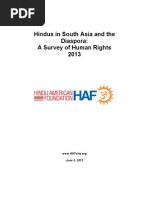 Download Hindus in South Asia and the Diaspora A Survey of Human Rights 2012 by Hindu American Foundation SN146331423 doc pdf