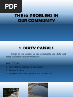 The 10 Problems in Our Community