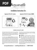 Download Aquasafe Aquarium II Installation Instructions by AquasafeSystems SN146341470 doc pdf
