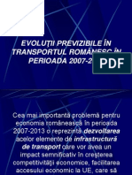 90120137 Evolutii Previzibile in Transportul Romanesc in Perioada 2007 2010