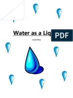 water as a liquid lesson plan