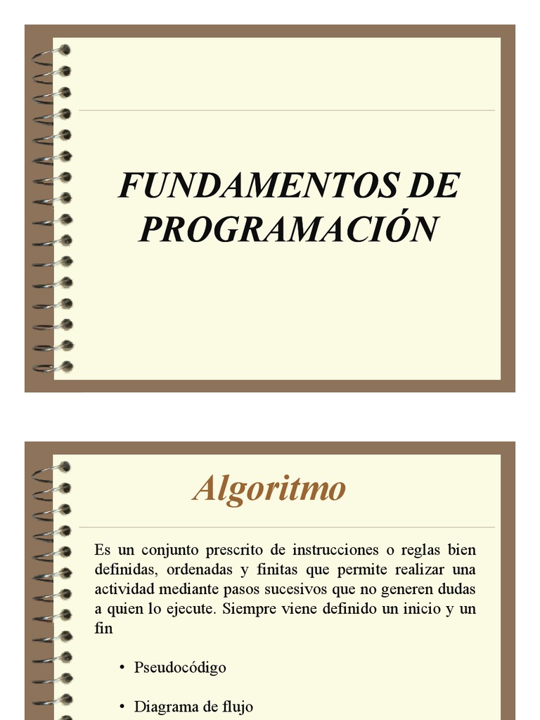 Fundamentos de Programación Pascal | PDF | Algoritmos | Lenguaje de ...