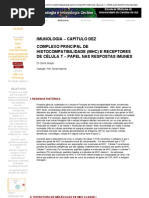 COMPLEXO PRINCIPAL DE HISTOCOMPATIBILIDADE (MHC) E RECEPTORES DE CÉLULA T