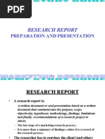 Download Research Report Preparation and Presentation by Vikas SN14634904 doc pdf