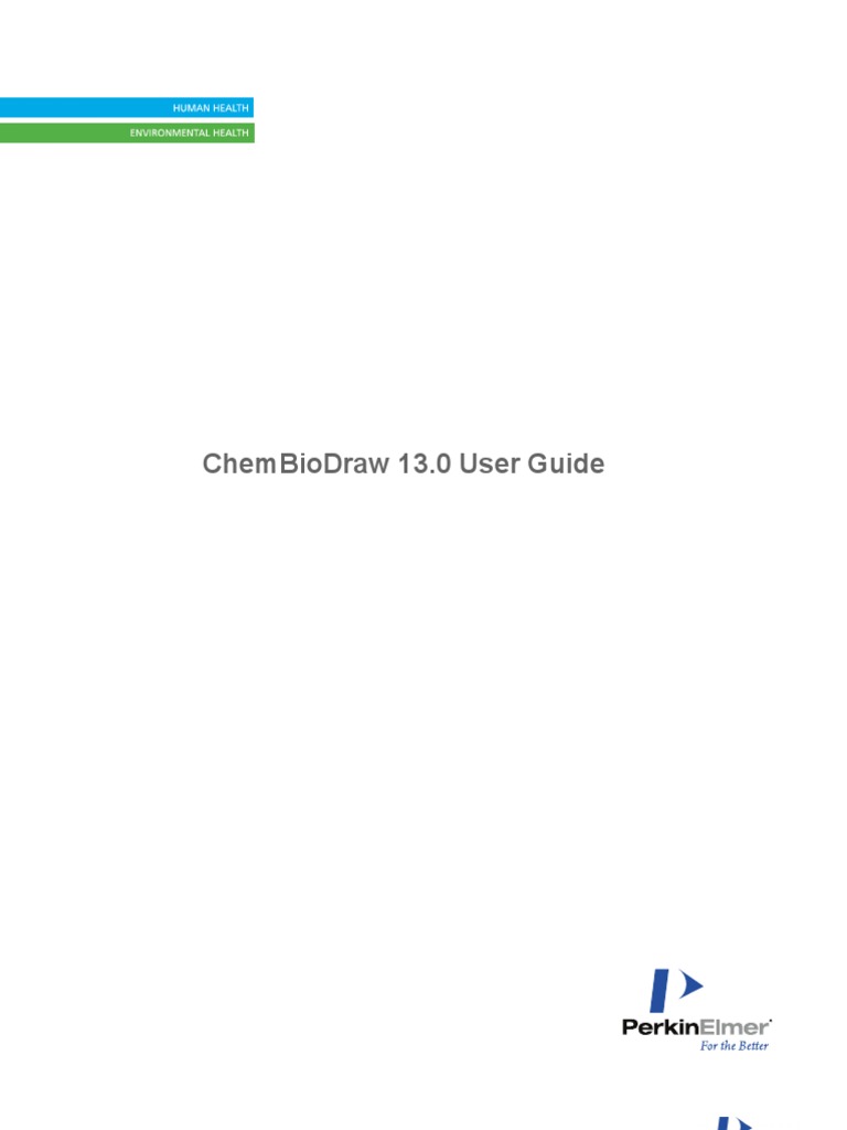ChemBioDraw v.13 User Guide | PDF | Technical Support | Chemical Bond