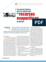 Escenarios Futuros para La Explotacion de Recursos Evaporiticos en Bolivia