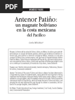 Atenor Patiño, un magnate en las costas mexicanas