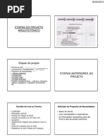 Etapas Do Projeto Arquitetonico