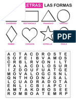 Sopa Letras Formas