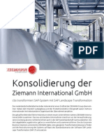 Cbs SuccessStory Ziemann SAP-Konsolidierung 0 PDF