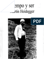 Heidegger Martin Tiempo y Ser (Tecnos)
